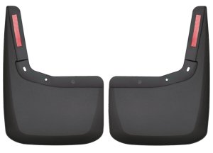 Ford F-150 Mud Guards - Rear - Husky Liners - FormFit Design - Black - `21-`23
